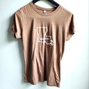 Womens Louisiana Tshirt Made in Louisiana  size XL Soft Tee